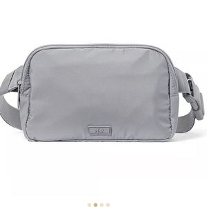 VICTORIAS SECRET PINK BELT BAG GREY OASIS NEW